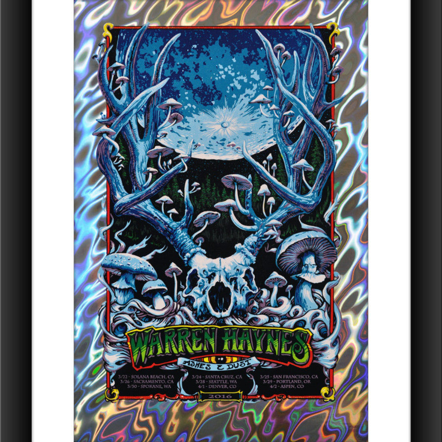 AJ Masthay "Warren Haynes - Spring 2016" Lava Foil