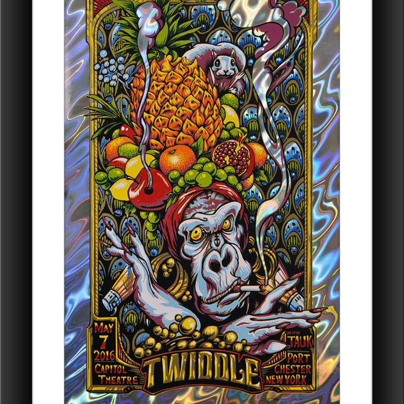 AJ Masthay "Twiddle - Capitol Theatre" Lava Foil