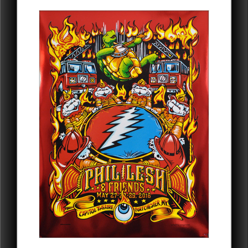 AJ Masthay "Help on the Way - Phil Lesh & Friends" Cherry Red Foil