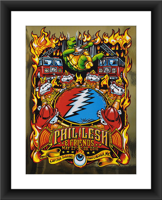 AJ Masthay "Help on the Way - Phil Lesh & Friends" Gold Foil