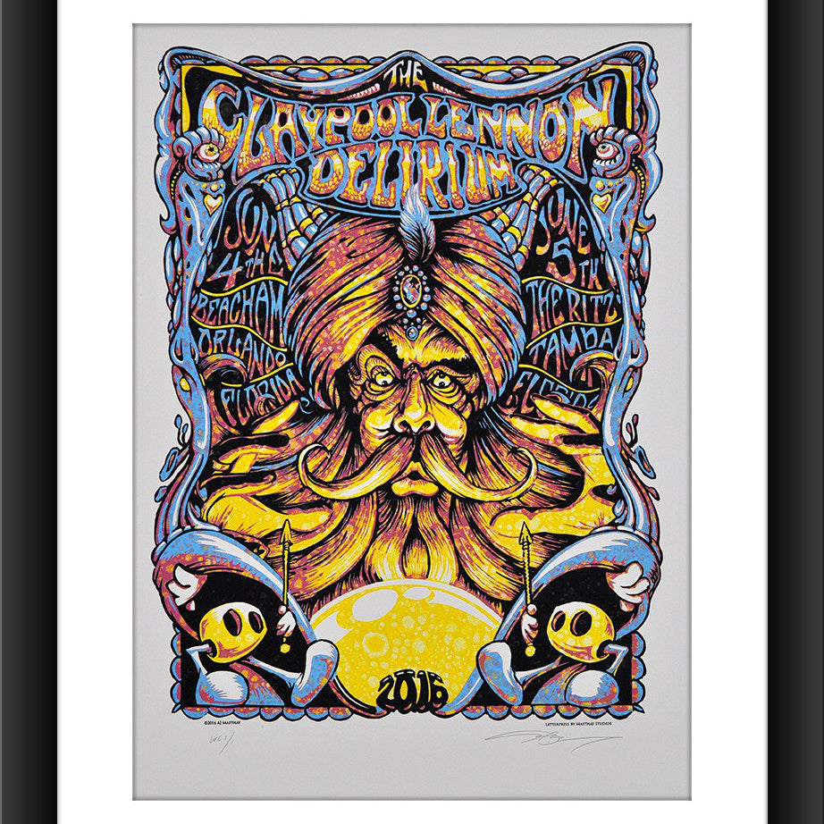 AJ Masthay "Claypool Lennon Delirium" Watercolor