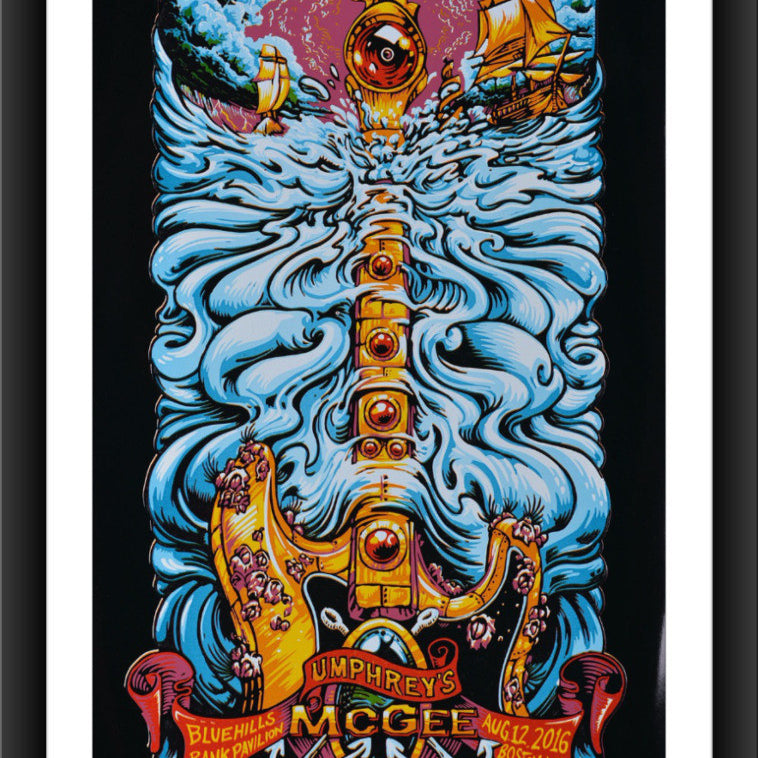 AJ Masthay "Umphrey's McGee - Boston" Black Foil
