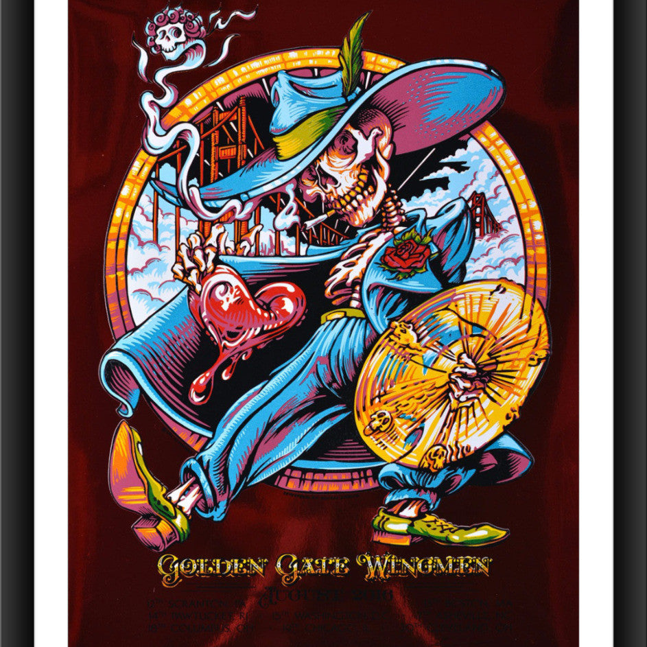 AJ Masthay "Golden Gate Wingmen" Red Foil