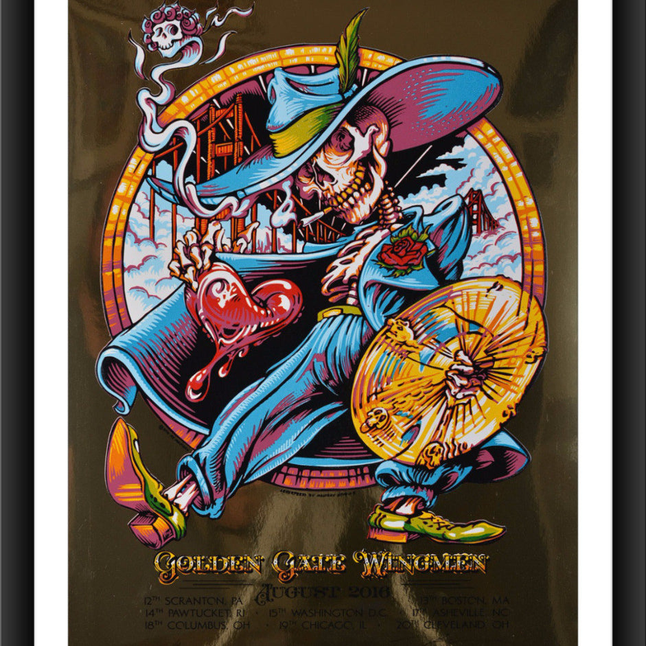 AJ Masthay "Golden Gate Wingmen" Gold Foil