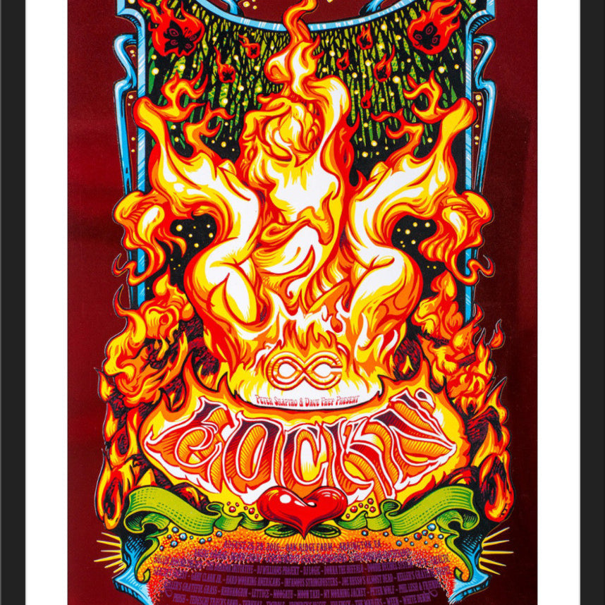 AJ Masthay "Lockn' Music Festival - Sirens Song" Red Foil