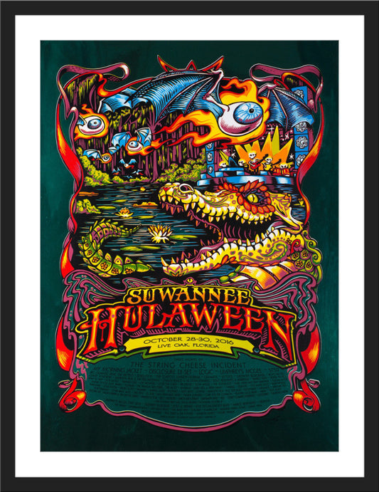 AJ Masthay "Suwannee Hulaween" Green Mirror Foil