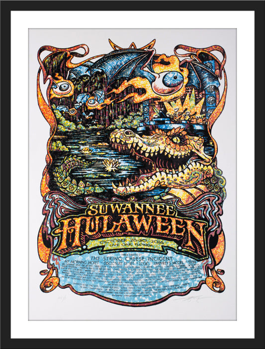 AJ Masthay "Suwannee Hulaween" Watercolor