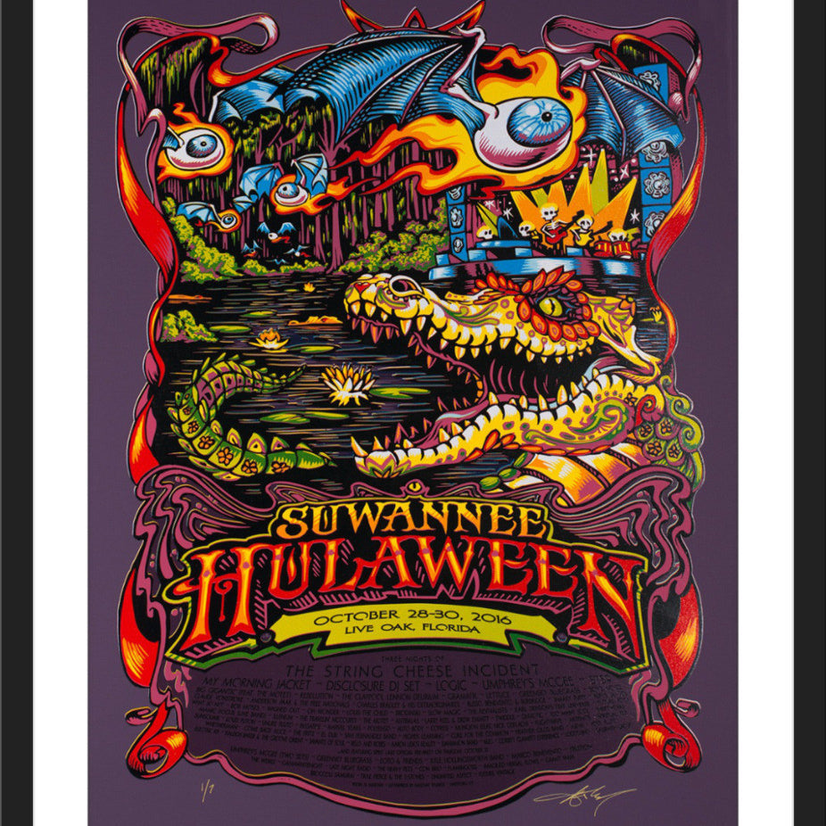 AJ Masthay "Suwannee Hulaween" Purple Pike