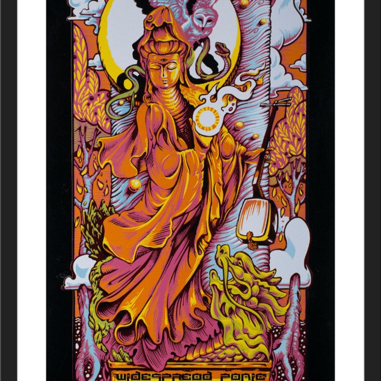 AJ Masthay "Widespread Panic - Minneapolis" Black Foil