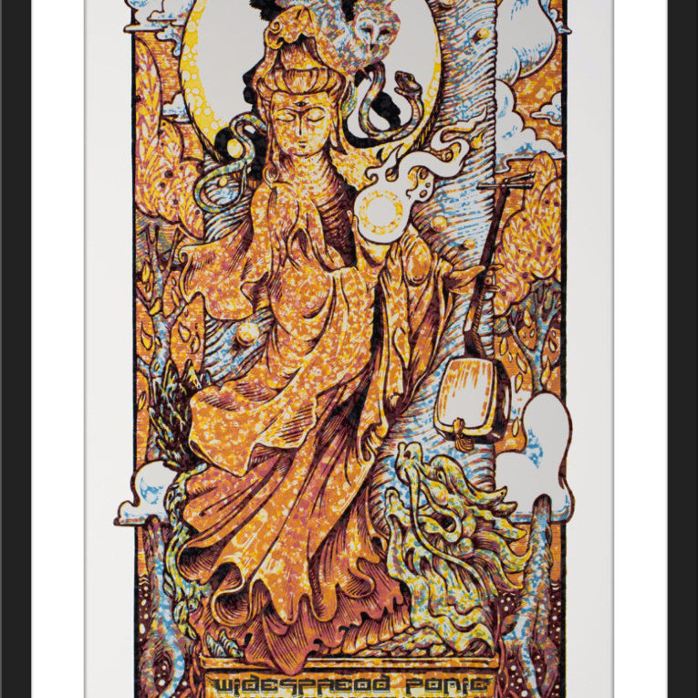 AJ Masthay "Widespread Panic - Minneapolis" Watercolor