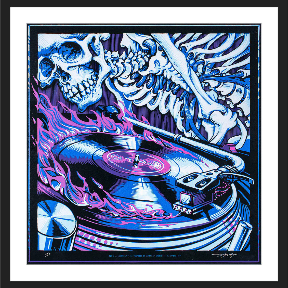 AJ Masthay "The Devil's Music" Lapis Lazuli Pearl Stardreams