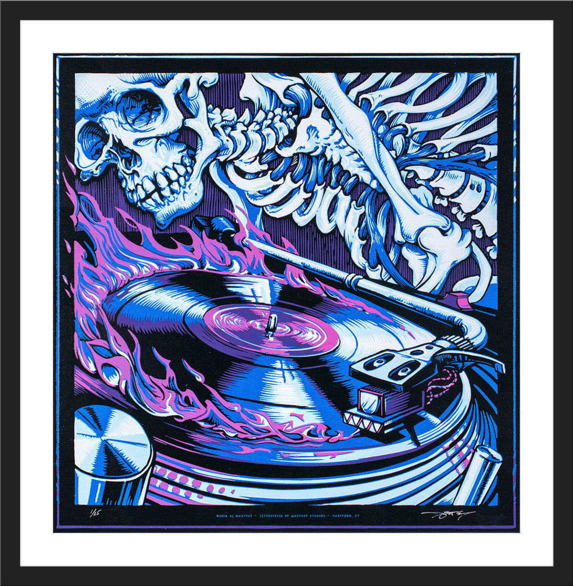 AJ Masthay "The Devil's Music" Lapis Lazuli Pearl Stardreams