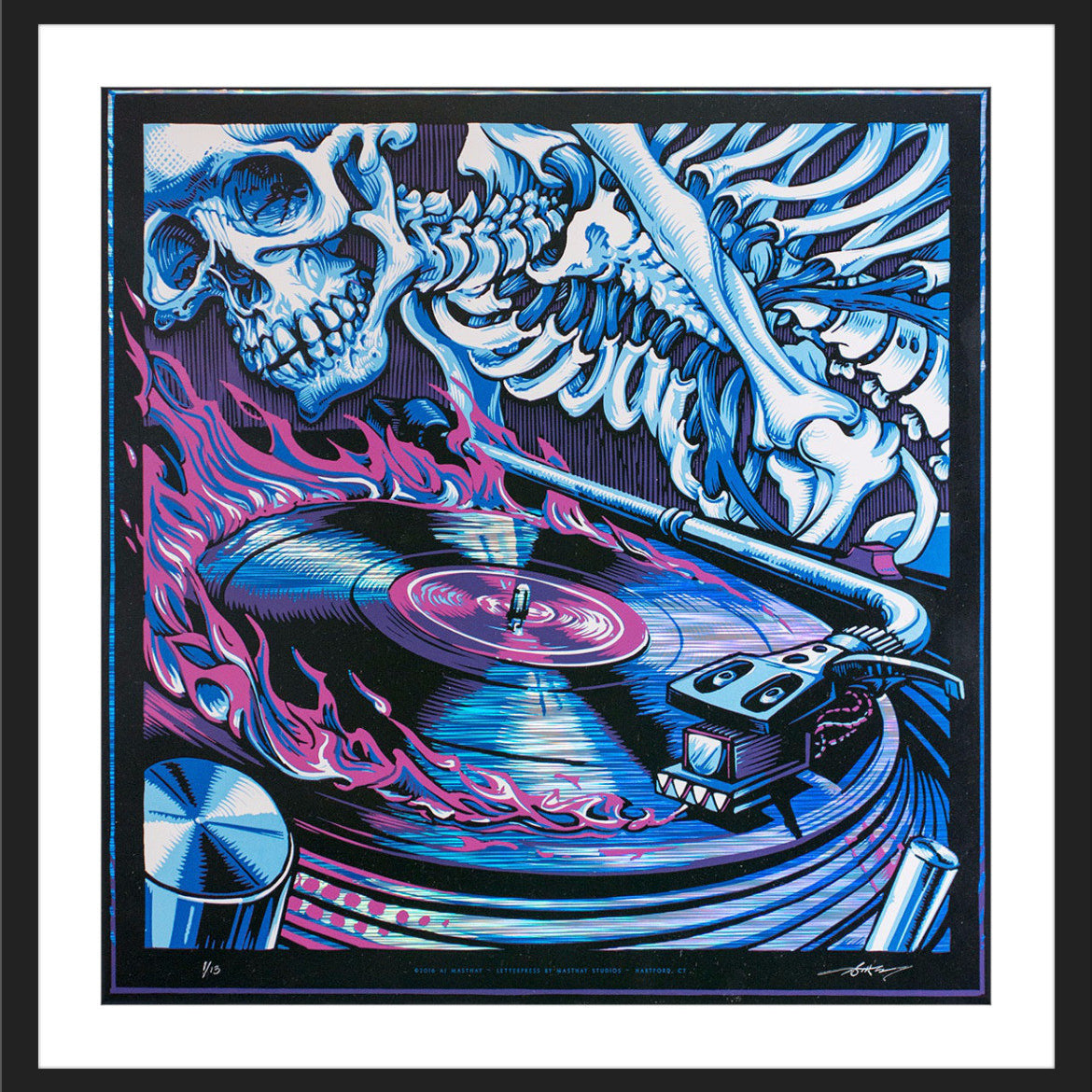 AJ Masthay "The Devil's Music" Rain Holo Foil