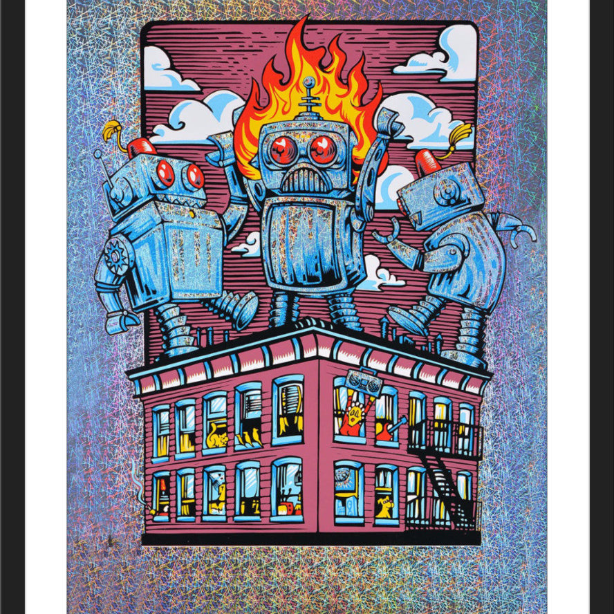 AJ Masthay "Rooftop Getdown" Sparks Holo Foil