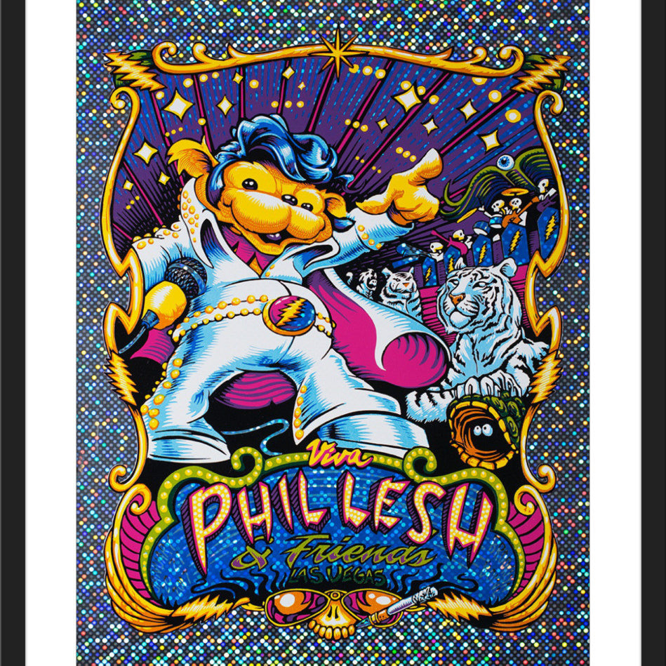 AJ Masthay "Phil Lesh - Las Vegas" Big Dots Foil