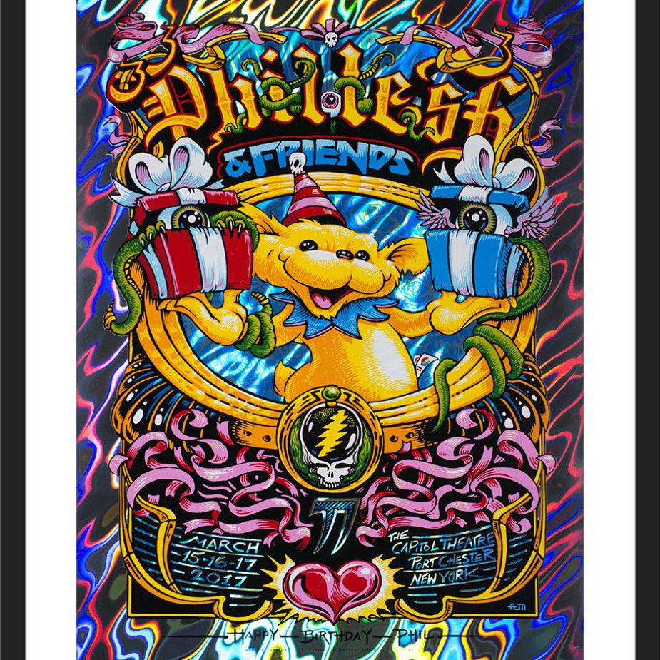 AJ Masthay "Phil Lesh 77th Birthday Run" Lava Foil