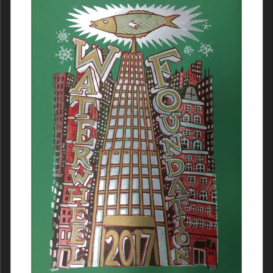 Jim Pollock "Waterwheel Foundation 2017" Green Variant