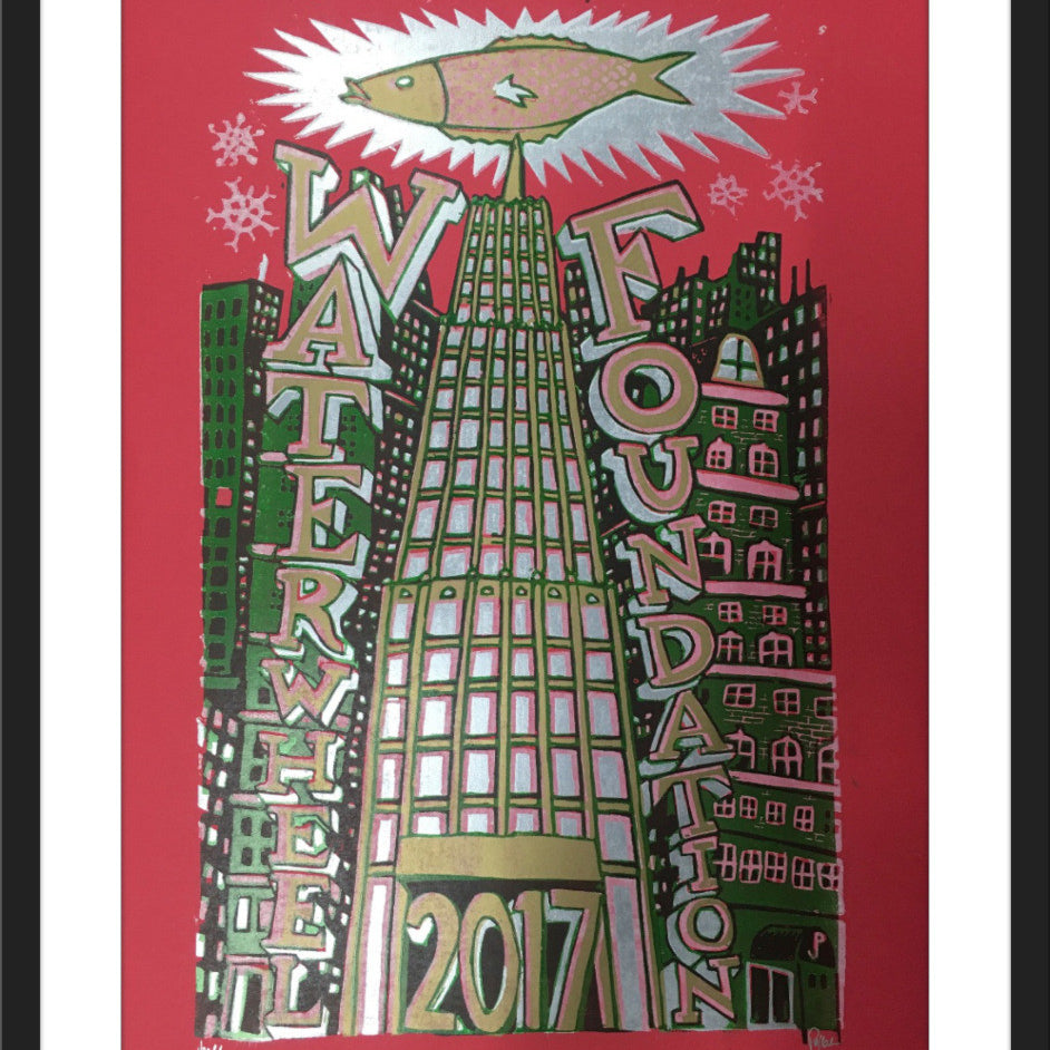 Jim Pollock "Waterwheel Foundation 2017" Red Variant
