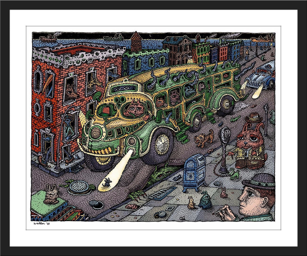 David Welker "Sunset Bus"