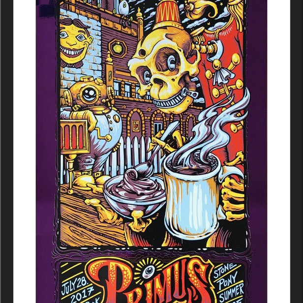 AJ Masthay "Primus - Asbury Park" Purple Mirror Foil