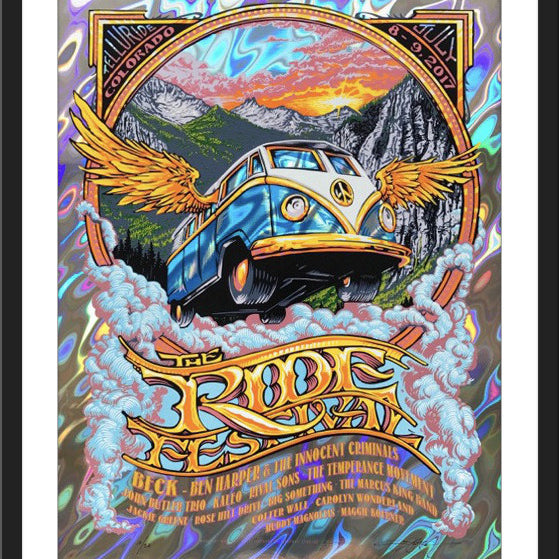 AJ Masthay "The Ride Festival (Beck)" Lava Foil