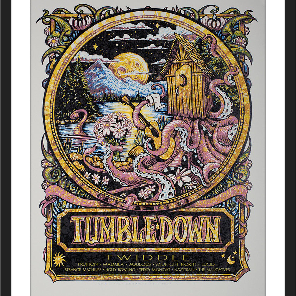 AJ Masthay "Twiddle - Tumbledown" Watercolor