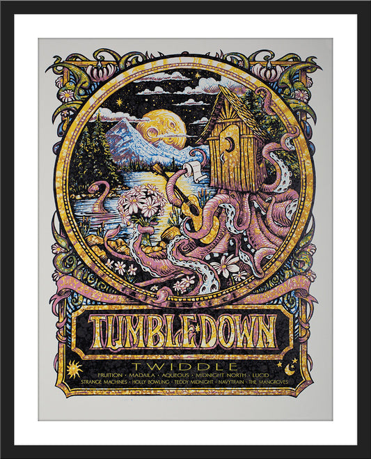 AJ Masthay "Twiddle - Tumbledown" Watercolor