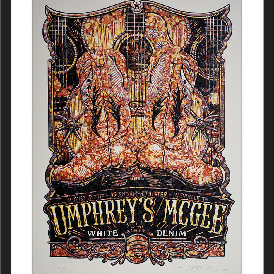 AJ Masthay "Umphrey's McGee - Nashville" Watercolor