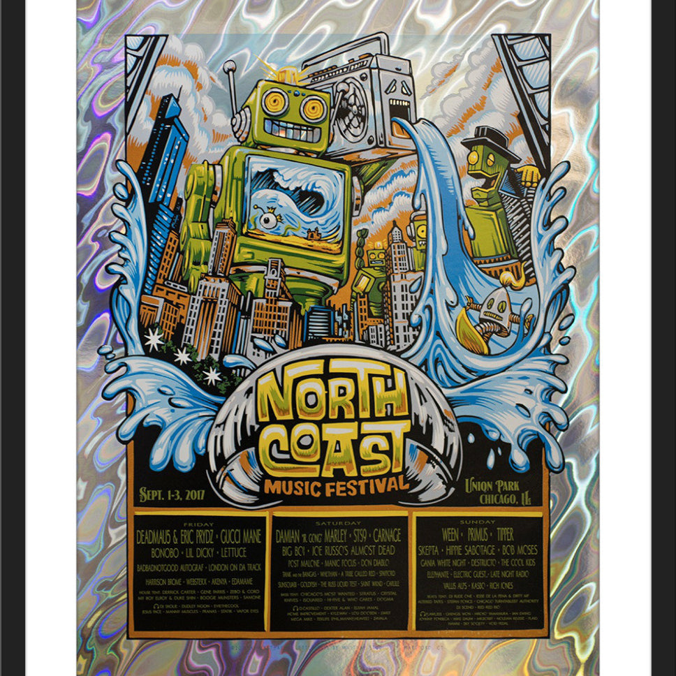 AJ Masthay "North Coast Festival" Lava Foil