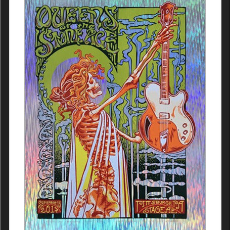 AJ Masthay "Queens of the Stone Age - Pittsburgh" Rain Foil