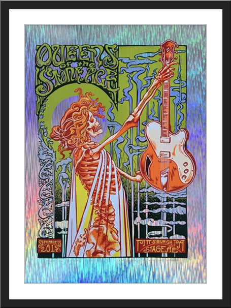AJ Masthay "Queens of the Stone Age - Pittsburgh" Rain Foil