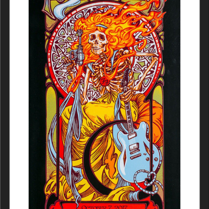 AJ Masthay "Foo Fighters CalJam" Black Mirror Foil