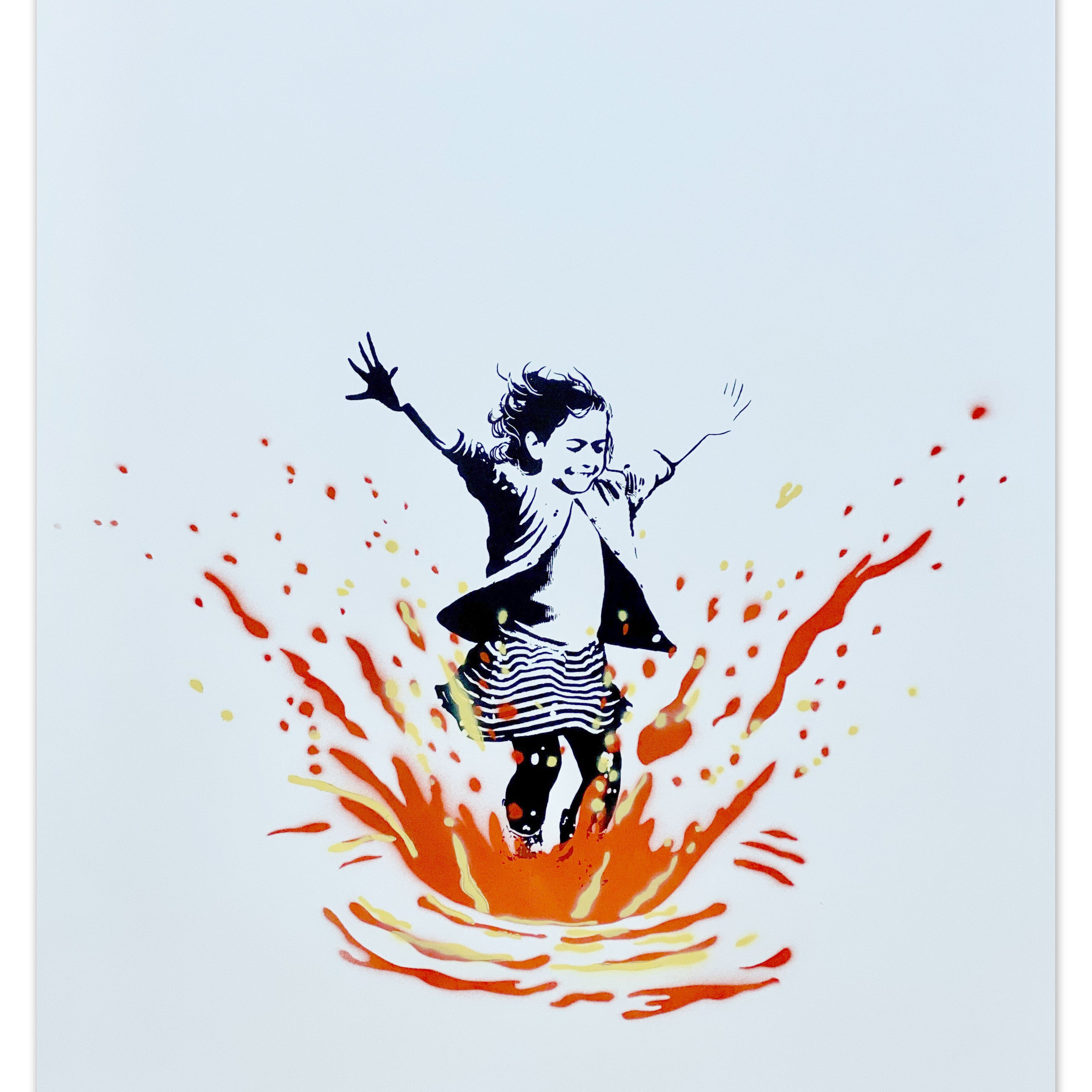 Ubik "Happy Rainy Day" Hand Sprayed Variant