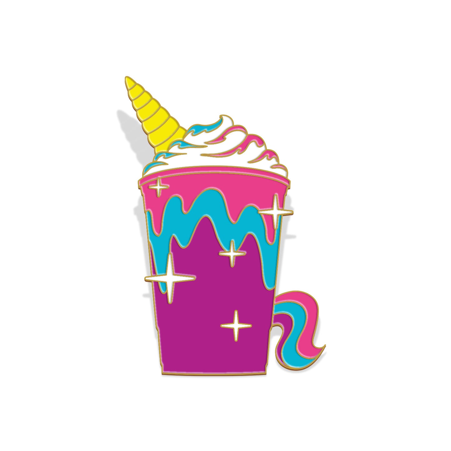 Unicorn & The Red Cup - Enamel Pin SET