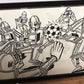Soccerbot OG Marker & Pencil Sketch