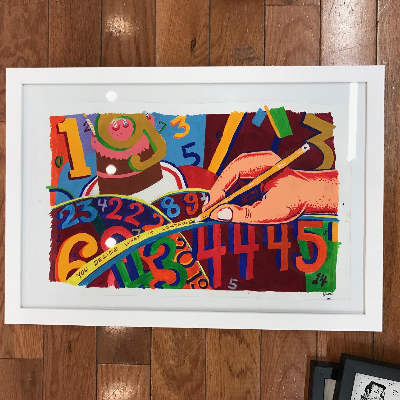 Jim Pollock "Phish Joy: Backwards Down the Number Line OG 2009" Painting
