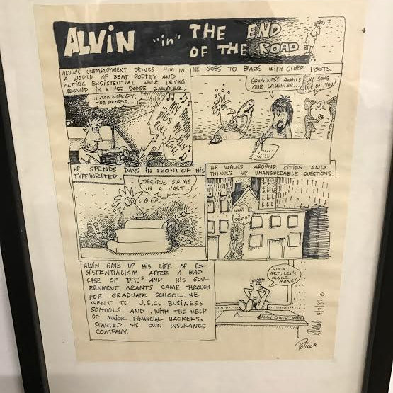 Alvin "in" Real Life End of the Road "Fuck Art" Comic OG