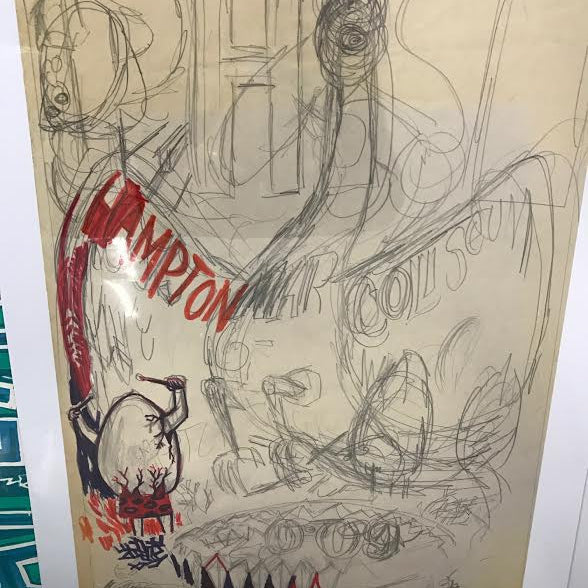 Phish Hampton OG Concept Pencil & Marker Sketch