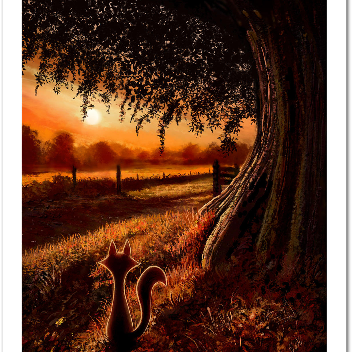 Mark Chilcott "Webster Fox #15"