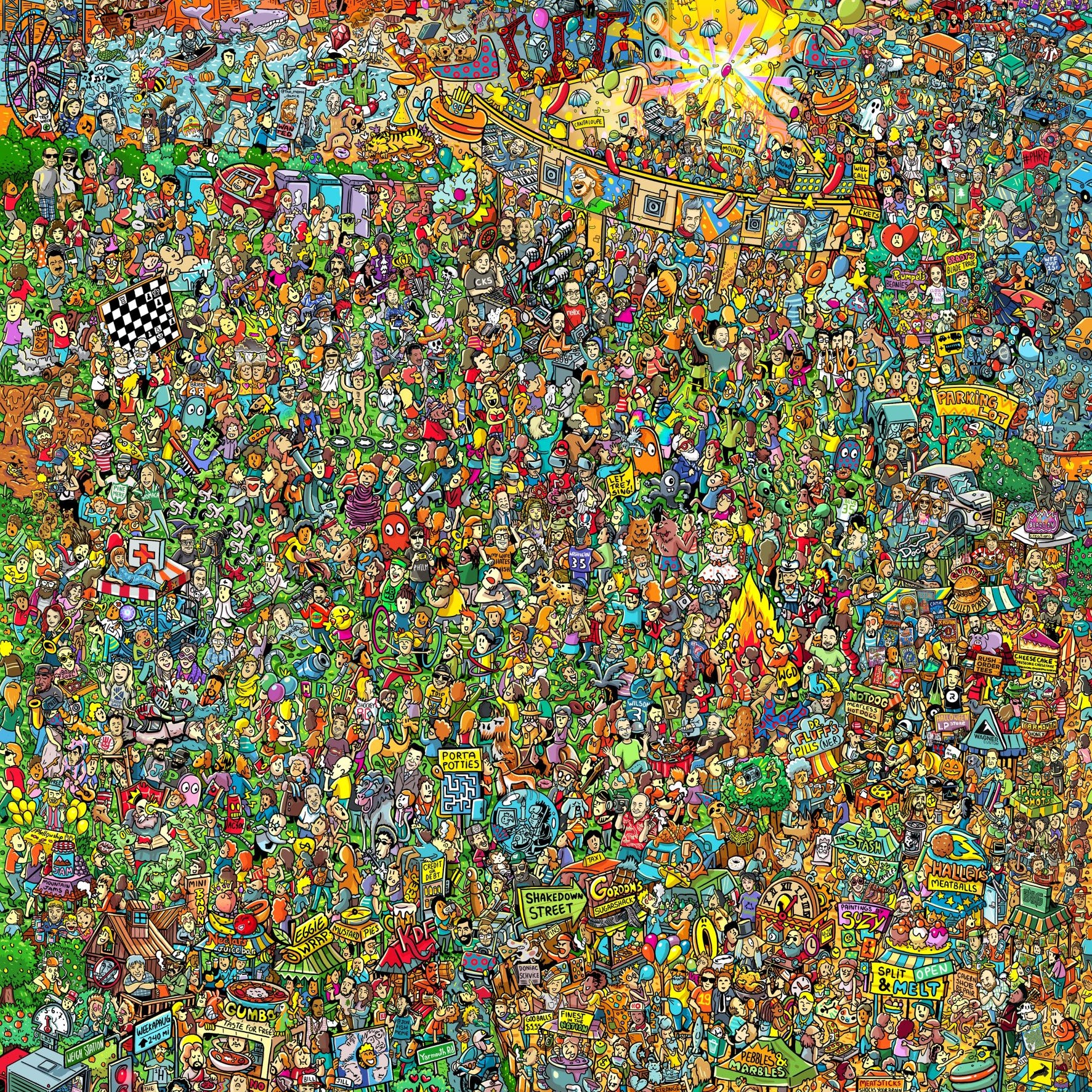 "Where's Walfredo?" - A Phish Inspired Seek & Find Experience