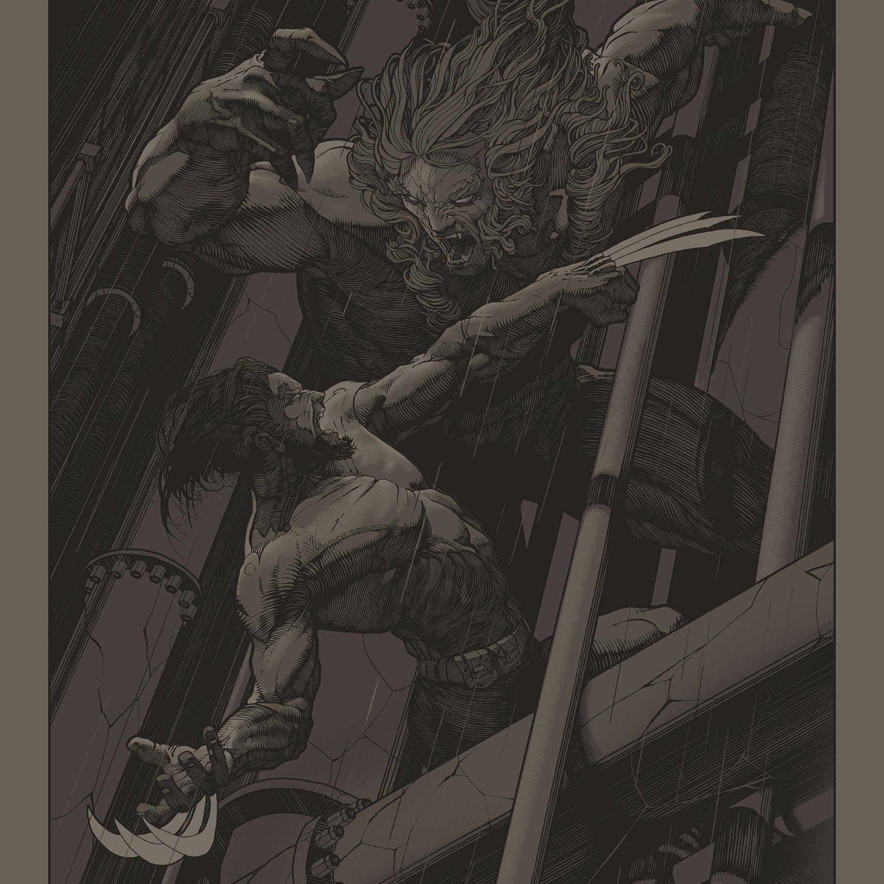 John Guydo "Wolverine vs. Sabretooth" Variant